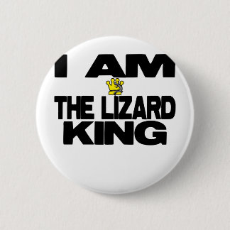 I Am The Lizard King Button