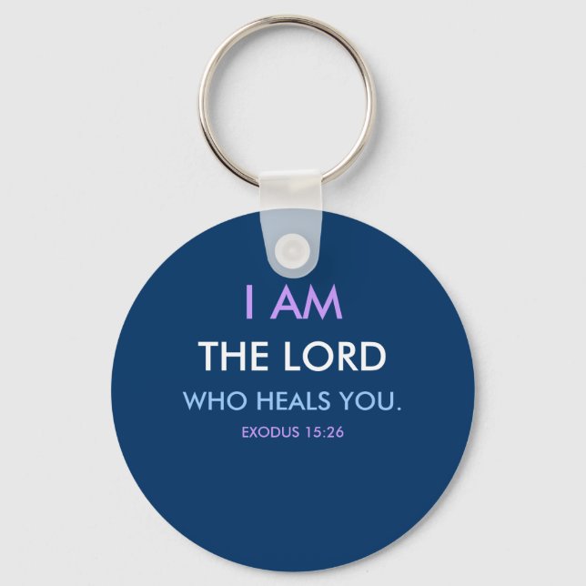 I AM THE LORD 1118 KEYCHAIN (Front)