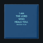 I AM THE LORD - 1118 MAGNET<br><div class="desc">I AM THE LORD WHO HEALS YOU. EXODUS 15;26 - JESUS CAME AND TOUCHED THEM (If you or someone you know is in need of some kind of healing, send me a self addressed, stamped envelope and I will send you a free profile card that you can see under profile...</div>