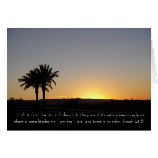 I am the Lord Sunset Cards