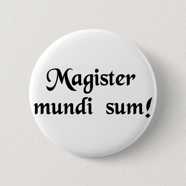 I am the master of the universe! button (Front)