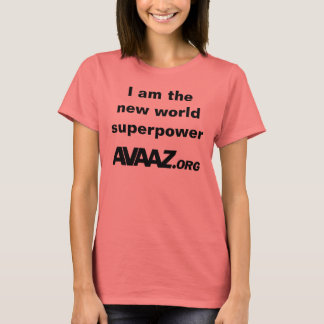 I am the new world superpower (Black) T-Shirt