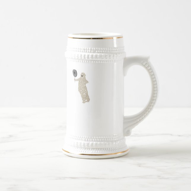 I Am The Polar Bear. Target practice. Beer Stein (Right)