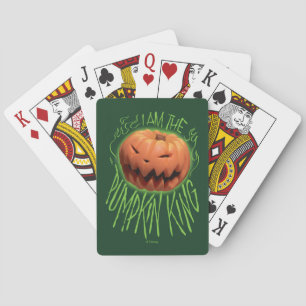 I Am The Pumpkin King Playing Cards