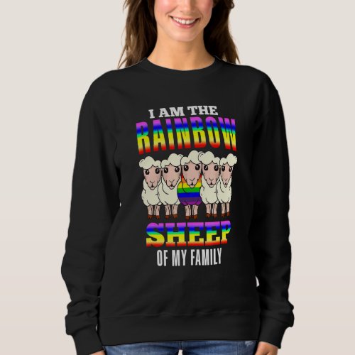 I Am The Rainbow Sheep Of My Family Csd Pride Mont Sweatshirt