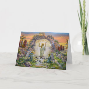 I Am The Resurrection And The Life   Card