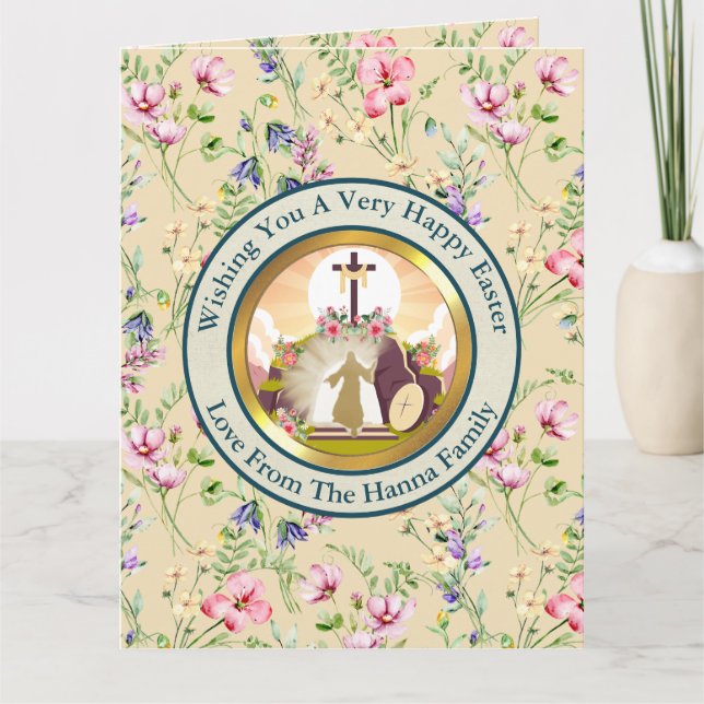 I am the resurrection and the life card (Front)