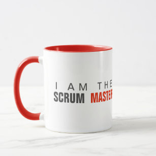 I am the scrum master agile mug with your logo