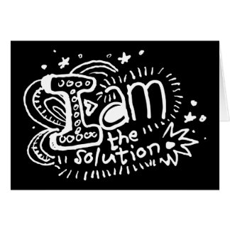I Am The Solution 2 Cards