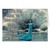 I am the storm (Front Horizontal)