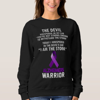I Am The Storm Alzheimer Warrior Sweatshirt