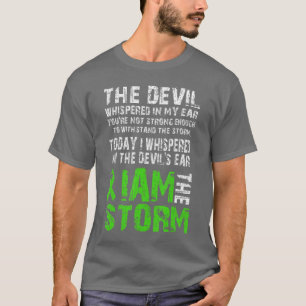 I Am The Storm Autism Warrior Autism Awareness T-Shirt