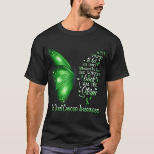 I Am The Storm Bile Duct Cancer Awareness Butterfl T-Shirt