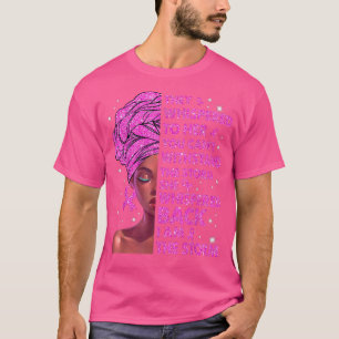 I Am The Storm Black Woman Afro Breast Cancer Awar T-Shirt