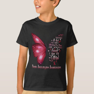 I am the storm Brain Aneurysm Awareness Butterfly T-Shirt