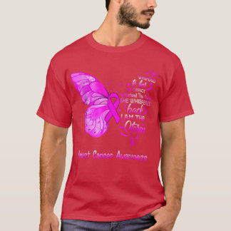 I Am The Storm Breast Cancer Awareness Butterfly T-Shirt