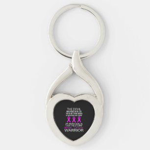 I Am The Storm - Breast Cancer Warrior Keychain