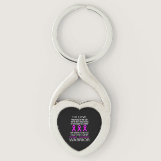 I Am The Storm - Breast Cancer Warrior Keychain