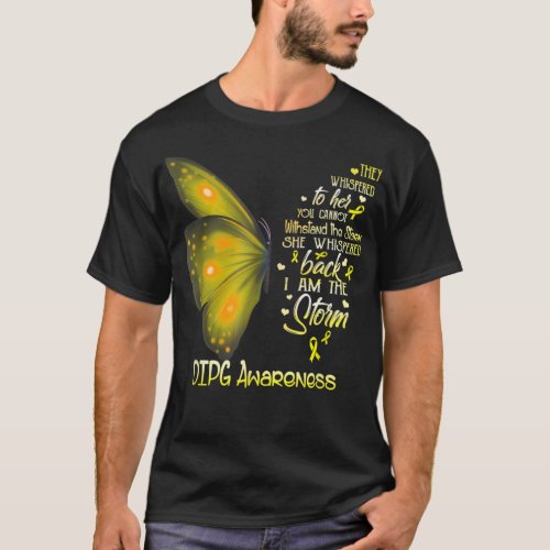 I am the storm DIPG Butterfly T_Shirt