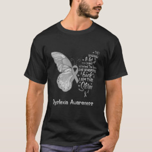 I Am The Storm Dyslexia Awareness Butterfly T-Shirt