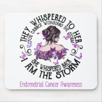 I Am The Storm Endometrial Cancer Awareness Mouse Pad