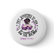 I Am The Storm Epilepsy Awareness Button