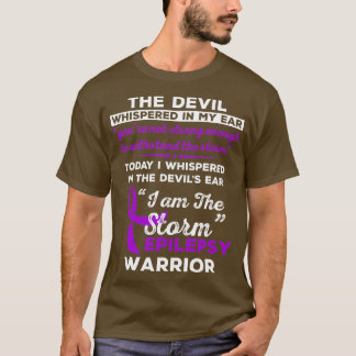I Am the Storm Epilepsy Warrior 1 T-Shirt