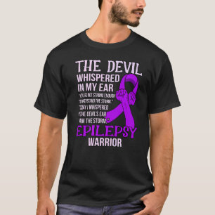 I Am The Storm Epilepsy Warrior Awareness Purple G T-Shirt