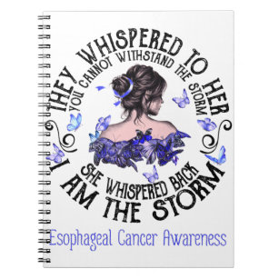 I Am The Storm Esophageal Cancer Awareness Notebook