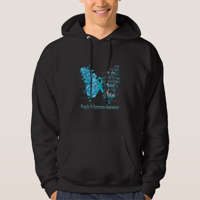 I Am The Storm Fragile X Syndrome Awareness Butter Hoodie (Front)
