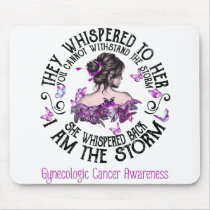 I Am The Storm Gynecologic Cancer Awareness Mouse Pad