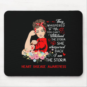 I Am The Storm Heart Disease Awareness Mouse Pad