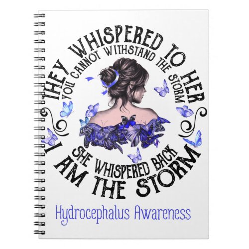 I Am The Storm Hydrocephalus Awareness Notebook