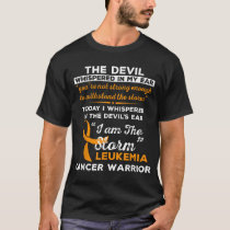 I Am The Storm Leukemia Cancer Warrior T-Shirt