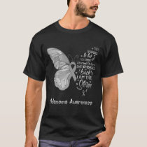 I Am The Storm Melanoma Awareness Butterfly T-Shirt