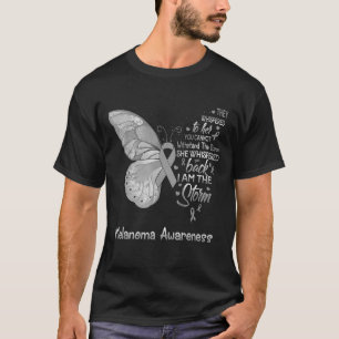 I Am The Storm Melanoma Awareness Butterfly T-Shirt