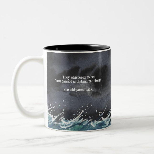 I Am The Storm Mug (Left)