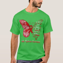 I Am The Storm Multiple Myeloma Awareness Butterfl T-Shirt