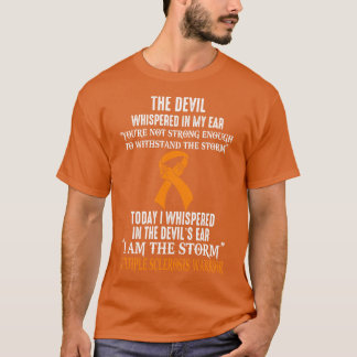 I Am The Storm Multiple Sclerosis Awareness Warrio T-Shirt