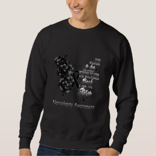 I Am The Storm Narcolepsy Awareness Butterfly Sweatshirt