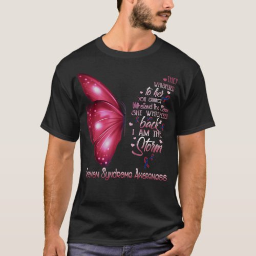 I am the storm Noonan Syndrome Butterfly T_Shirt