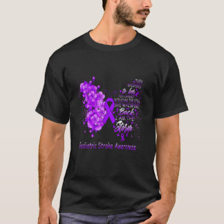 I Am The Storm Pediatric Stroke Awareness Butterfl T-Shirt