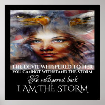I Am The Storm Poster
