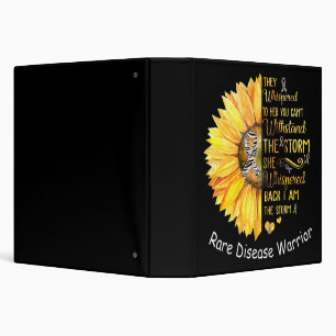 I am the Storm Rare Disease Warrior T-Shirt38  3 Ring Binder