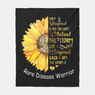 I am the Storm Rare Disease Warrior T-Shirt38 Fleece Blanket