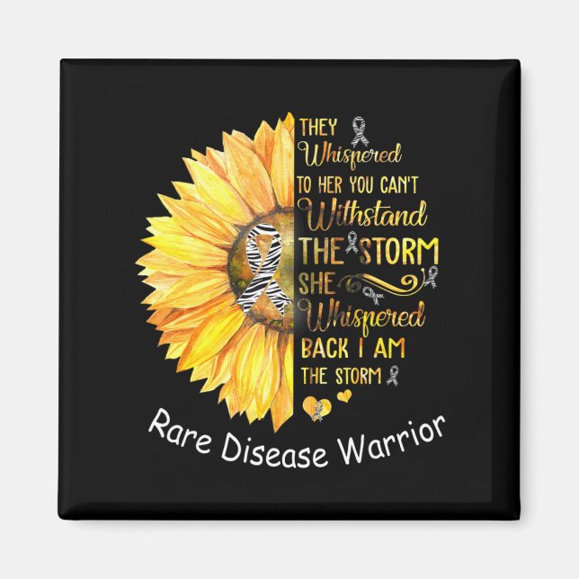 I am the Storm Rare Disease Warrior T-Shirt38  Magnet (Front)