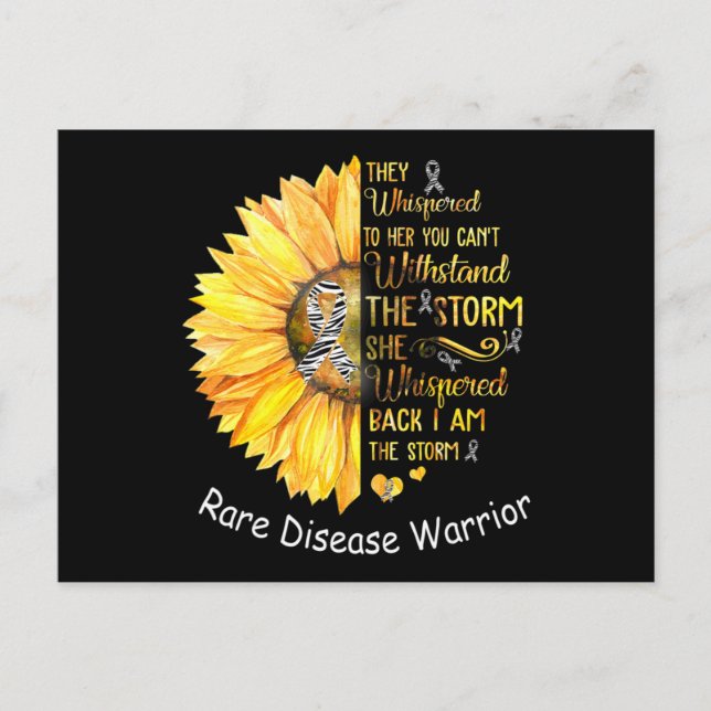 I am the Storm Rare Disease Warrior T-Shirt38  Postcard (Front)