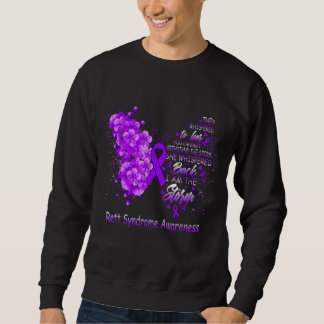 I Am The Storm Rett Syndrome Awareness Butterfly Sweatshirt