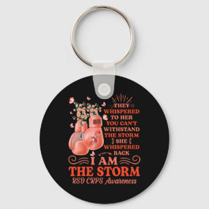 I am the storm RSD CRPS Awareness Boxing Gloves Bu Keychain