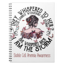 I Am The Storm Sickle Cell Anemia Awareness Notebook